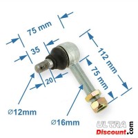Snodo sospensione superiore per Quad 250F1 Bilder 1