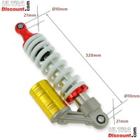 Ammortizzatore per quad Shineray 200cc STIIE (lunghezza 320mm)