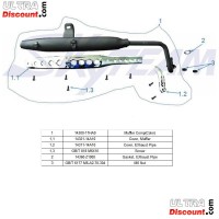 Marmitta per Dax Skyteam Skymax 125cc Euro4 Bilder 1 Marmitta per Dax Skyteam Skymax 125cc Euro4 Bilder 1