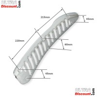 Ampio pannello di scarico cromato per Skyteam Trex Bilder 1