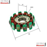 Statore magnetico di avviamento EURO4 per Dax Skymax 125cc Bilder 1 Statore magnetico di avviamento EURO4 per Dax Skymax 125cc Bilder 1