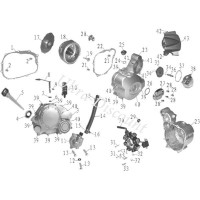 Pignone scatola cambio per Quad Shineray 250cc ST-9E (57 denti) Bilder 1
