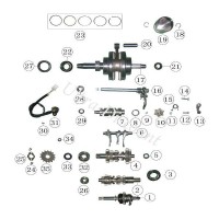 Cuscinetto motore per quad Shineray 150STE (Ø:35 - 6202)