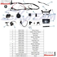 Cablaggio elettrico per Skyteam Skymax 125cc EURO4 (prima 09-2017) Bilder 1 Cablaggio elettrico per Skyteam Skymax 125cc EURO4 (prima 09-2017) Bilder 1