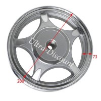 Cerchio posteriore in alluminio per scooter Baotian BT49QT-9 Bilder 1
