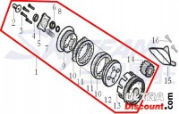 Frizione completa 125cc per Monkey Gorilla Bilder 2