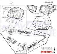 Molla per valvola Piccola per 50-125cc per Ricambi Monkey Gorilla