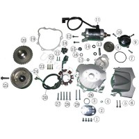 Pignone scatola cambio per Quad Shineray 200cc (57 denti) Bilder 1