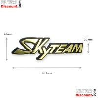 Adesivo in plastica con logo SkyTeam per serbatoio ZB PBR