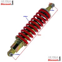 Ammortizzatore posteriore per Quad Shineray 250ST-9C (Rosso)