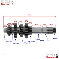 Albero cambio primario per Quad Shineray 300STE Bilder 1 Albero cambio primario per Quad Shineray 300STE Bilder 1
