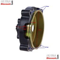 Campana frizione per mini moto ZPF + pignone a 7 denti Bilder 2
