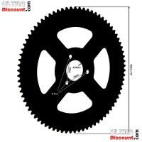 Corona rinforzata a 78 denti (passo piccolo)