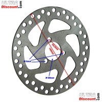 Disco freno per mini moto (diametro 140mm)