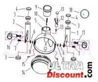 Gommino supporto faro anteriore per E-MINI Bilder 1