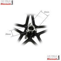Cerchio anterior nero per mini moto cross (10'', tipo 1) Bilder 1