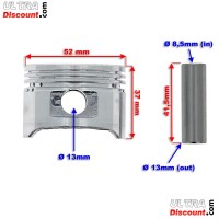 Kit cilindro in alluminio per Quad 110cc (1P52FMH )