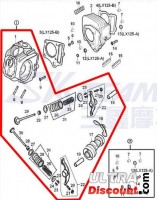 Testata completa 125cc per Dax Skyteam