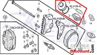 Coperchio testata Motori 125cc per Trex Skyteam