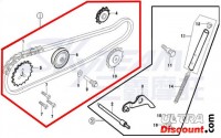 Kit catena di distribuzione 125cc per Trex Skyteam