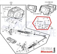 Accessori per culatta del motore per PBR Skyteam 50cc