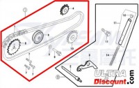 Kit catena di distribuzione 50cc per Dax Skyteam