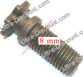 Pignone rinforzato 6 denti per mini moto a passo Americano catena TF8 (8mm)