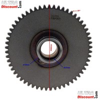 Pignone scatola cambio per Quad Shineray 200cc (57 denti) Bilder 2