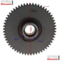 Pignone scatola cambio per Quad Bashan 250cc (BS250S-11, 57 denti)