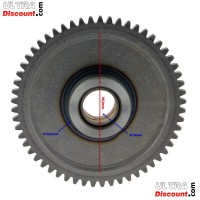 Pignone scatola cambio per Quad Bashan 250cc (BS250S-11, 57 denti)