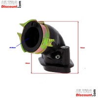 Pipa di immissione per Scooter Baotian BT49QT-12 Bilder 2