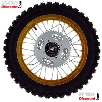 Ruota posteriore 14'' completa per Pit Bike AGB30 (oro) Bilder 2