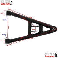 Triangolo sospensione inferiore destra per Quad Shineray 200cc (XY200ST-6A) Bilder 1
