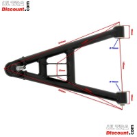 Triangolo sospensione inferiore sinistra per Quad Shineray 200cc (XY200ST-6A)