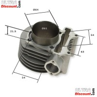 Kit motore 180cc per scooter GY6 cinese 125-150cc - 4 tempi