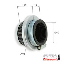 Piccolo Filtro aria Racing per mini moto cross Bilder 1