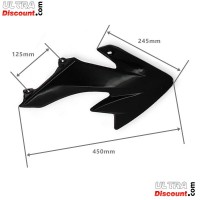 Carena adattabile su Pit Bike CRZ (nera) Bilder 2 Carena adattabile su Pit Bike CRZ (nera) Bilder 2