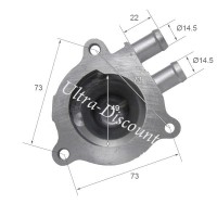 Corpo pompa dell'acqua per Quad Bashan 250cc (BS250S-11)   Bilder 2