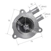 Corpo pompa dell'acqua per Quad Bashan 250cc (BS250S-11)  