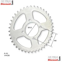 Corona rinforzata a 41 denti per Pit Bike (tipo 2, 428)