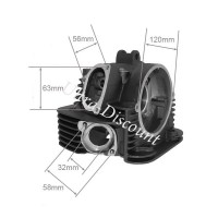 Testata per motore Quad Bashan 300cc (BS300S-18)  Bilder 3