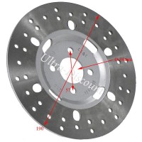 Disco freno posteriore per Quad Shineray 200cc (STIIE)