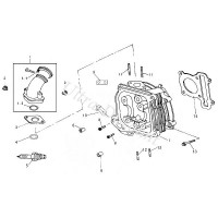 Guarnizione per pipa di immissione per scooter Baotian BT49QT-9