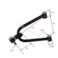Braccio sospensione superiore per Quad 250 Shineray STXE 235mm Bilder 1