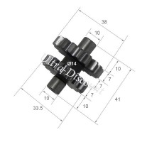 Pignone intermedio motorino di avviamento per Quad SHINERAY 200STIIE - STIIE-B