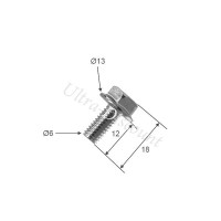 Bullone per coperchio testata per Quad Shineray 250cc STXE