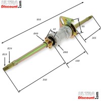 Assale posteriore per Quad Bashan 250cc (BS250S-11) Bilder 1