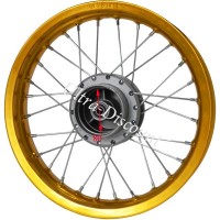 Cerchio posteriore per Pit Bike 14'' (tipo 5, oro) Bilder 2 Cerchio posteriore per Pit Bike 14'' (tipo 5, oro) Bilder 2