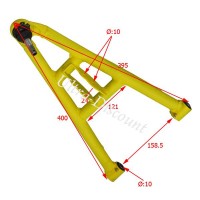 Triangolo sospensione sinistra per Quad Bashan BS250S-11 Bilder 1