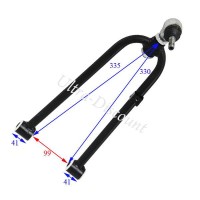 Braccio sospensione superiore destra per quad Shienray 150cc (XY150ST) Bilder 1